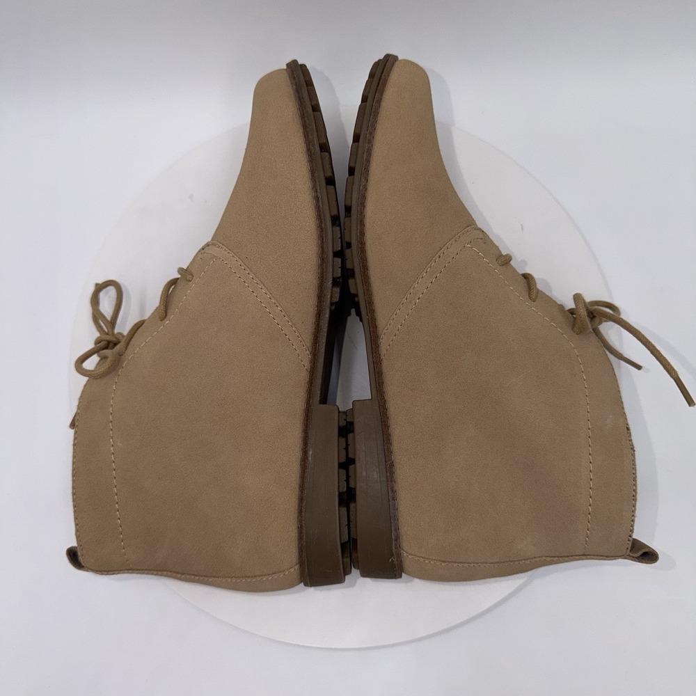 White Mountain Womens Suede Lace Up Short Chukka Ankle Boots Chestnut Size 10 - Picture 5 of 8